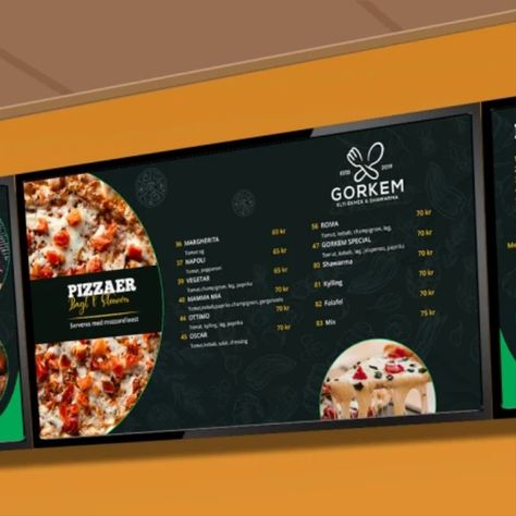 I can help you in designing digital menu, digital tv screens, menu board, restaurant menu, food menu, digital menu board for your cafes, bars & restaurants. You will get professional digital menu design for LCD / LED screens to display your menus in a visually appealing way. Digital Menu Design, Menu Board Restaurant, Electronic Store, Cafe Menu Design, Digital Menu Boards, Menu Food, Digital Menu, Menu Boards, Tv Display