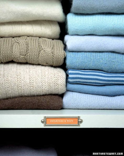 10 Good Things for Your Clothes | Martha Stewart How To Wash Sweaters, Martha Stewart Home, Sweater Care, How To Wash Silk, Organizational Ideas, Housekeeping Tips, Laundry Tips, Clean Cleaning, Cleaning Closet