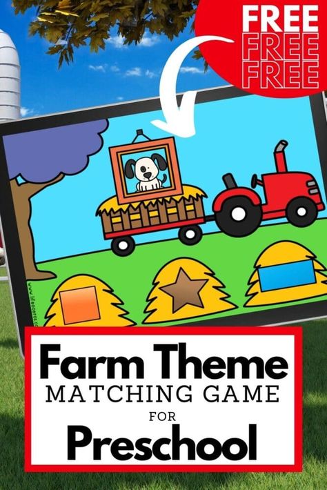 Farm Theme Math Preschool, Farm Theme Preschool Activities Free Printable, Farm Fine Motor Activities, Farm Curriculum, Farm Math Activities, Farm Theme Activities, Farm Theme Preschool Activities, Old Mcdonald Had A Farm, Farm Math