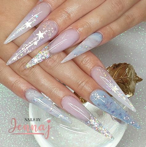 January Nail, January Nail Designs, Xmas Nail, Xmas Nail Art, January Nails, Edge Nails, Long Acrylic Nail Designs, Amazing Nails, Gel Nails Diy