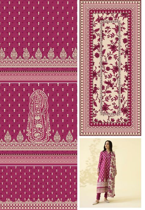 Dupatta Designs Ideas, Surface Pattern Design Inspiration, Graphic Design Posters Layout, Adobe Photoshop Design, Ajrakh Prints, Pattern Design Inspiration, Print Design Art, Spider Art, Textile Prints Design