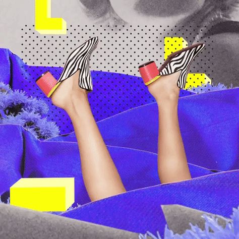 Fashion Motion Graphics, Animated Collage, Animated Photography, Retro Fashion Photography, Collage Animation, Fashion Animation, Gif Fashion, Collage Video, Motion Graphs