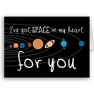 Space Valentines, Astronomy Birthday Cards, Space Themed Valentines, Diy Birthday Card For Boyfriend, Geek Valentine, Science Valentines, Mason Jar Cards, Science Birthday, Birthday Gifts For Boyfriend Diy