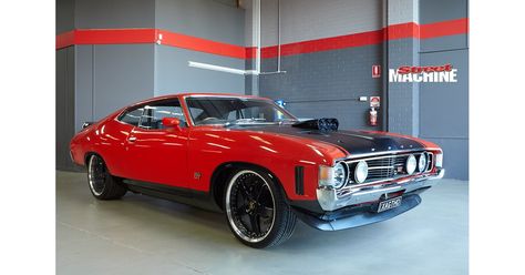 Tony Murr’s big block-powered Falcon XA GT coupe is a stunning example of all that we love about... Xa Falcon, 70s Muscle Cars, Australian Muscle Cars, Aussie Muscle Cars, Old Muscle Cars, Australian Cars, Best Muscle Cars, Ford Classic Cars, Car Aesthetic