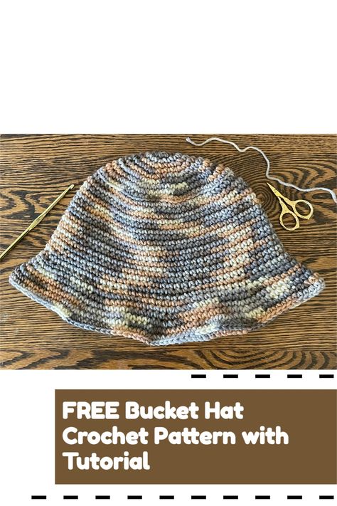 Crochet Mens Bucket Hat, Bucket Hat Crochet Men, Crochet Bucket Hat Men, Diy Bucket Hat, Bucket Hat Crochet Pattern, Mens Crochet Beanie, Diy Bucket, Easy Crochet Hat Patterns, Bucket Hat Crochet