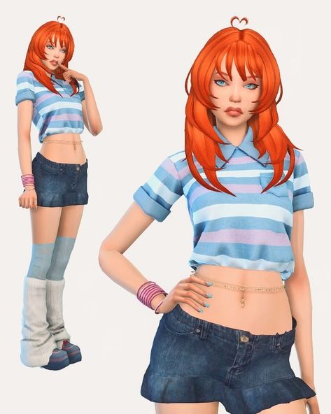 Sims 4 Nails, Bracelets Luxury, Jeans Chain, Sims 4 Anime, Tumblr Sims 4, Sims 4 Cc Folder, Sims 4 Characters, Sims Four, Sims4 Clothes