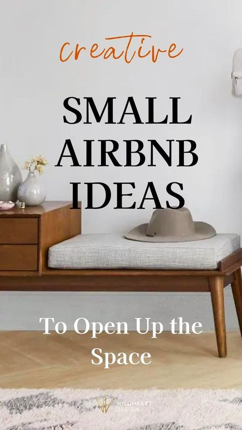 Small Airbnb Ideas, Small Airbnb, Small Space Hacks, Stylish Room Decor, Rental Bathroom, Airbnb Ideas, Tiny Living Space, Apartment Hacks, Small Condo