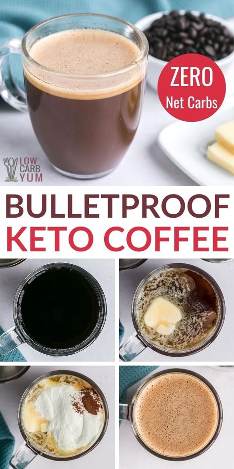 When you want a keto coffee, this is the best way to have it! This butter coffee recipe is a boost of healthy fats your body needs on a ketogenic diet. Butter Coffee Recipe, Bulletproof Recipes, Bulletproof Coffee Recipe, Keto Coffee Recipe, Keto Shakes, Spiced Drinks, Keto Coffee, Keto Drink, Keto Fat