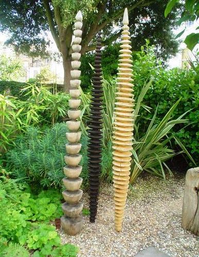 Stupa and Guiropods | si uwins | Flickr Ceramic Totems, Diy Sculpture, Rustic Garden Design, Ranch Landscaping, Totem Art, Hotel Garden, Landscaping With Large Rocks Front Yard, Landscaping With Large Rocks Natural, Garden Totem