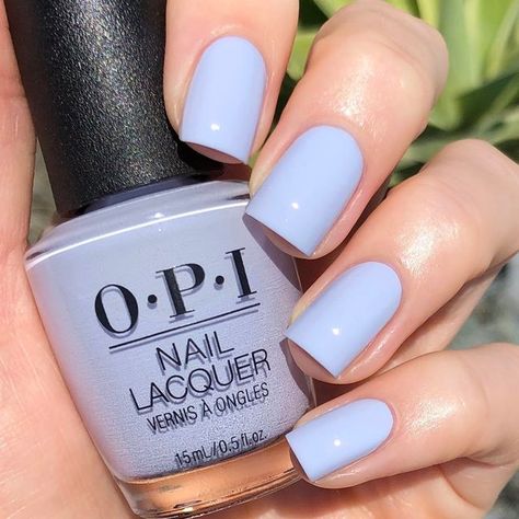 Opi Gel Nail Colors, Periwinkle Nails, Lavender Nail Polish, Opi Gel Nails, Teal Nails, Cute Simple Nails, Lavender Nails, Gel Nail Colors, Simple Nail Art Designs