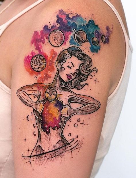 Tattoo Fairy, Small Watercolor Tattoo, Kunst Tattoos, Tattoo Zeichnungen, Inspiration Tattoos, Tattoos Geometric, Most Popular Tattoos, Disney Tattoos, Trendy Tattoos