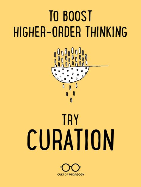 Higher Education Student Affairs, Higher Education Quotes, Higher Education Design, Higher Education Marketing, Cult Of Pedagogy, Higher Order Thinking Skills, College Quotes, Higher Order Thinking, Physics And Mathematics