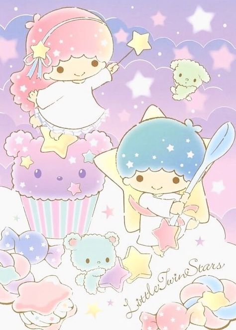 ༚ 𝒎𝒚𝒌𝒊𝒌𝒊 ☆ 𝒎𝒆𝒍𝒂𝒍𝒂 ༚ | Hello kitty art, Sanrio wallpaper, Little twin stars Art Sanrio, Fairy Kei Aesthetic, Star Twins, Sanrio Wallpapers, Kiki Lala, My Melody Wallpaper, Awesome Wallpapers, Kitty Art, Hello Kitty Art