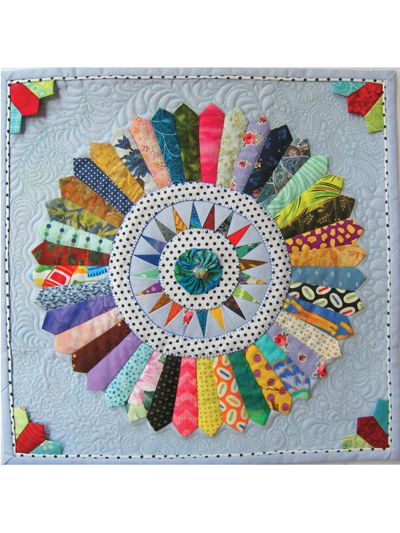 New Quilt Patterns - Scrappy Dresdens Quilt Pattern Round Quilt, Dresden Plate Patterns, Wall Quilt Patterns, Dresden Plate Quilts, Dresden Quilt, Dresden Plate Quilt, Cottage Quilt, Circle Quilts, Scrap Quilt Patterns