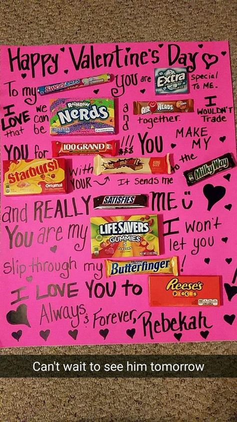 Made this for G! boyfriend valentine's day card candy poster Valentines Day Gifts For Him Husband, Diy Gifts For Christmas, Diy Valentine Gifts For Boyfriend, Cute Valentines Day Ideas, Boyfriend Valentines Day, Diy Valentines Day Gifts For Him, Valentines Day Gifts For Him Boyfriends, Girl Valentines, Valentine Poster