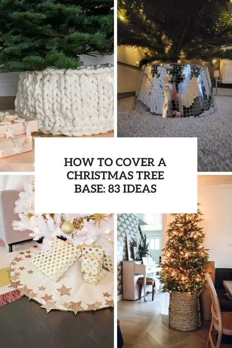 How To Cover A Christmas Tree Base 83 Ideas cover Christmas Tree Base Cover, Christmas Tree Stand Cover, How To Make Trees, Dress Form Christmas Tree, Decorating A Christmas Tree, Christmas Tress, Christmas Tree Base, Tree Collar, Diy Tree