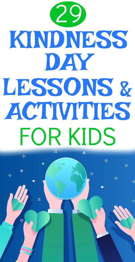 Lesson On Kindness For Middle School, Kindness Lesson Plans Elementary, Kindness Sel Lessons, Kindness Activities For Middle Schoolers, Kindness Lesson Plans Preschool, World Kindness Day Crafts For Kids, Kindness Lessons Middle School, Each Kindness Book Activities, Being Kind Activities For Kids