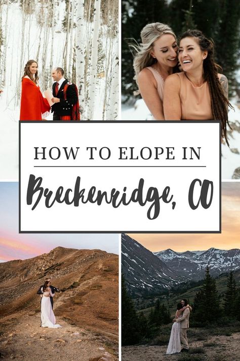 Breckenridge, Colorado is one of the best places in Colorado and best places in the United States to elope. Mountain elopements are STUNNING and Summit County is great place for an elopement or small wedding! This guide includes Breckenridge Elopement Locations, where to stay in Breckenridge, and lots of elopement ideas and inspiration from Breckenridge elopement photographer Jen Dz! Mountain Small Wedding, Best Places In Colorado, Breckenridge Elopement, Places In Colorado, Places To Elope, Winter Elopement, Summit County, Breckenridge Colorado, Colorado Elopement