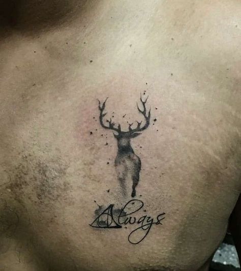 Top 51 Best Always Tattoo Ideas - [2021 Inspiration Guide] After All This Time Always Tattoo Ideas, Harry Potter After All This Time Tattoo, Harry Potter Stag Tattoo, Harry Potter Patronus Tattoo, Always Tattoo Ideas, Colin Tattoo, After All This Time Always Tattoo, Harry Potter Always Tattoo, Always Harry Potter Tattoo