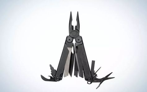 Weatherman Wave Multitool Leatherman Multitool, Leatherman Tool, Leatherman Wave, Apocalypse Survival, Swiss Army, Survival Gear, Leather Sheath, Camping & Hiking, Camping Gear