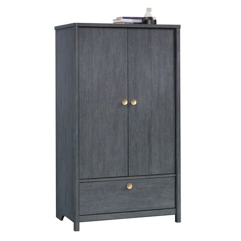 Latitude Run® Solid Wood Armoire | Wayfair Solid Wood Armoire, Armoire Wardrobe, Wood Armoire, Bedroom Armoire, Wardrobe Drawers, Wardrobe Armoire, Organizing Bins, Closet Space, Beautiful Style