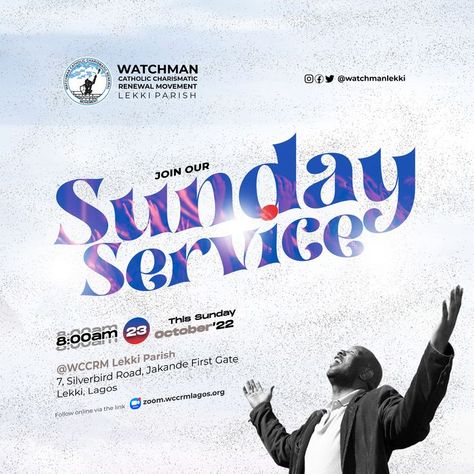 Sunday Service Flyer Church Media Graphics, Sunday Service Flyer, Christian Graphic Design, Church Backgrounds, Church Media Design, Bible Verse Pictures, Prayer Service, Christian Backgrounds, Church Graphics