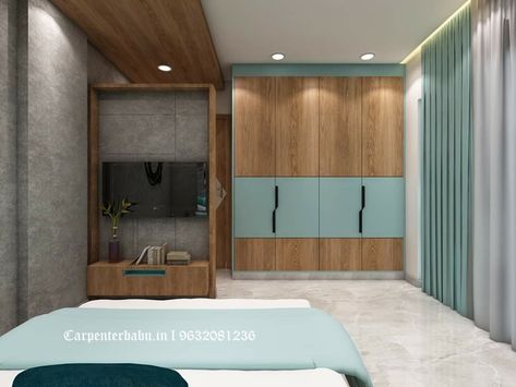 Wooden Furniture Colour Combination, Veneer Wardrobe Design, Wardrobe Color Ideas Bedroom, Wardrobe Design Modern Interiors, Bad Room Design, Bungalow Interiors, Wooden Wardrobe Design, Wardrobe Design Modern, Kids Room Interior Design