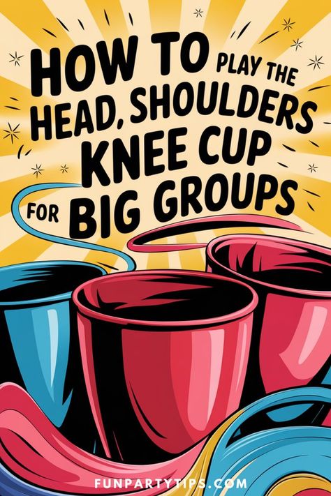 Looking for a hilarious game to energize your next gathering? Learn how to play Head Shoulders Knee and Cup—easy to set up, perfect for big groups, families, kids AND adults. Plus, it's guaranteed to bring the laughs! Best Games For Large Groups, Games For A Big Group Of People, Easy Fun Games For Adults, Group Game Ideas For Adults, Fun Games For Big Groups, Games To Play With Large Groups, Head Shoulders Knees Cup Game, New Years Games For Adults Party Ideas, Party Games For Big Groups