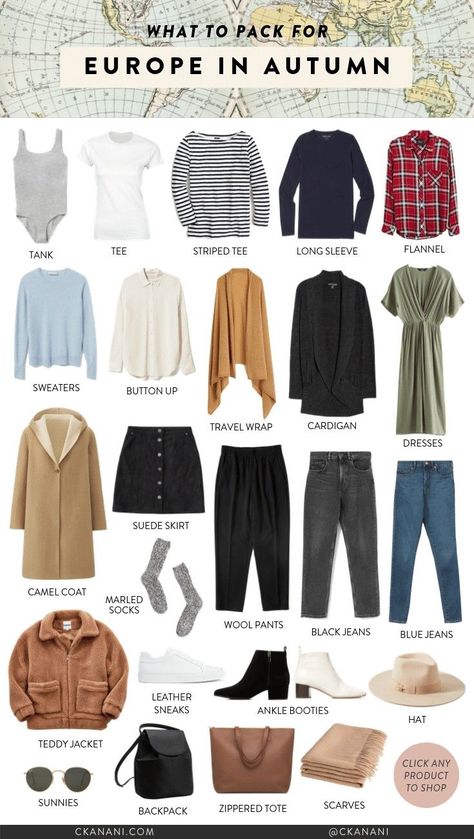 What to pack for fall in Europe (or any cold weather trip). #packing #packinglist #packingtips #travel #traveltips #travelhacks #ltkunder100 #ltkstyletip #ltktravel #europe #europetravel Europe Trip Capsule Wardrobe Fall, What To Pack For Europe In Autumn, Fall Travel Shoes, Outfits For Europe Fall 2023, Pack For Europe Fall, Mens Travel Capsule Wardrobe Europe Fall, Capsule Wardrobe Spain Fall, How To Dress In Europe Fall, Capsule Wardrobe 2023 Fall Europe