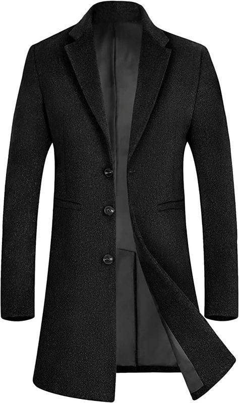 Mens Wool Trench Coat, Mens Wool Coats, Long Peacoat, Winter Suits, Long Overcoat, Winter Trench Coat, Wool Coats, Long Coats, Peacoat Jacket