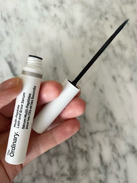 The Ordinary Skincare Lash Serum, The Ordinary Brow Serum, Glossier Lash Serum, Ordinary Brow Serum, The Ordinary Multi-peptide Lash And Brow Serum, Eyelash Serum Aesthetic, Lash Serum The Ordinary, The Ordinary Lash And Brow Serum, The Ordinary Lash Serum Before And After