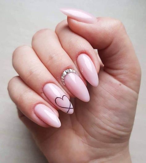 Heart Nail Designs, New Nail Designs, Nail Designs Valentines, Super Nails, Ideas Nails, Trendy Nail Art, Trendy Nail Design, Nails Gel, Heart Nails