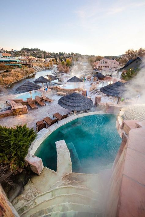 The Springs Resort and Spa is open 7 days a week year-round. Hot Spring Resort, Colorado Attractions, Officially One, Pagosa Springs Colorado, Hot Springs Resort, Wedding Halls, Spring Getaway, Spring Spa, Pagosa Springs