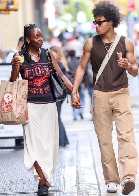 Couples Fashion, Couple Romantic, Ebony Love, Couple Fits, Black Couple, Black Photography, Black Love Couples, Black Couples Goals, Black Boho