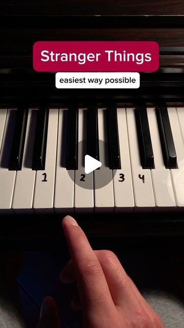 Keys Tutorials on Instagram: "Stranger things 🎃

#halloween #pianotutorial #strangerthings #pianomusic #piano #tutorial #simple" Easy Things To Play On The Piano, Stranger Things Theme Song, Halloween Piano, Stranger Things Theme, Stranger Things Halloween, Halloween Songs, Piano Tutorial, Easy Piano, Theme Song