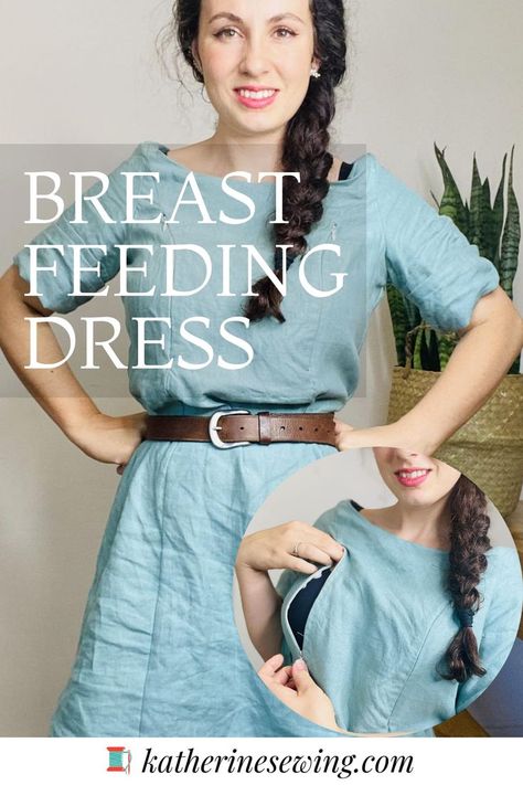 I made a breastfeeding-friendly shift dress using an invisible zipper technique! Watch to see how I drafted and sewed it! #sewingproject #breastfeedingdress #breastfeedingfashion #breastfeeding #breastfeedingclothes #breastfeedingwear #breastfeedingfriendly #breastfeeding #breastfeedingclothes #breastfeedingwear #breastfeedingfriendly #breastfeedingdress #breastfeedingfashion #sewing #sewingpattern #sewingblogger #sewingpatterns #ilovesewing #sewinglife #handsewing #sewingprojects #sewingblog Breastfeeding Dress Pattern, Feeding Dress Pattern, Nursing Dress Pattern, Nursing Dress Breastfeeding, Maternity Sewing Patterns, Feeding Dresses, Breastfeeding Friendly Dresses, Maternity Sewing, Vintage Dress Sewing Patterns