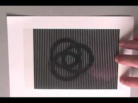 Amazing optical illusion!  Perhaps can be used for interactive hardcopy invitation! How To Make An Optical Illusion, Optical Illusions Moving, Animated Optical Illusion, Barrier Grid Animation, Grid Animation, Crazy Optical Illusions, 3d Magic Eye Optical Illusions, Math Movies, Animated Optical Illusion Printable