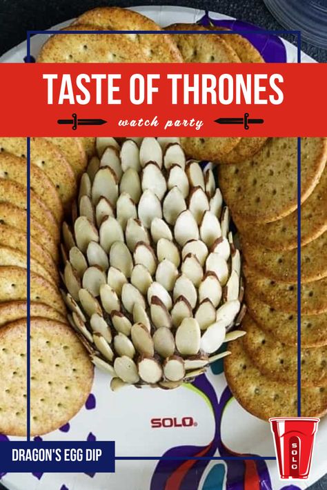 House Of The Dragon Recipes, House Of The Dragon Themed Food, Watch Party Ideas, Dragon Recipe, Disney Meals, Egg Dip, Game Of Thrones Food, Poppin Party, Viking Party