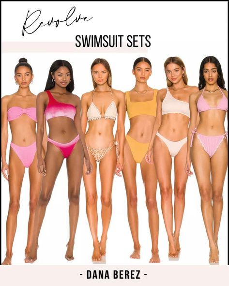 Bikini set from revolve and swimsuit sets Swimwear, bikini sets, swim, swimsuit, bikini bottom, bikini top #bikini #swimsuit #bikiniset #swim #swimwear Swimsuit Set, Jeans Shop, Swimming, Beauty