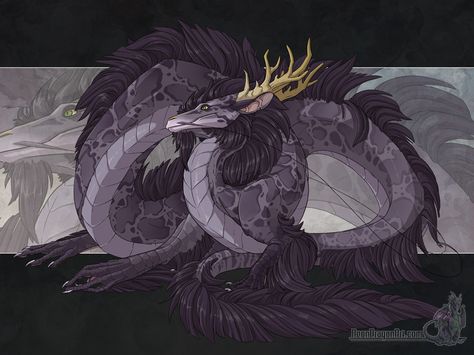 Lung Knot by neondragon on deviantART Lung Dragon, How To Draw Dragons, Spot Illustration, Tiger Dragon, Clouded Leopard, Dragon Art, To Draw, Fantasy Art, Knot