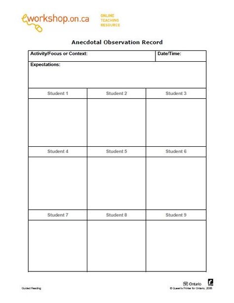 anecdotal notes Teaching Strategies Gold Activities, Anecdotal Records, Teaching Strategies Gold, Creative Curriculum Preschool, High Scope, Anecdotal Notes, Guided Reading Kindergarten, Teaching Organization, Reading Assessment