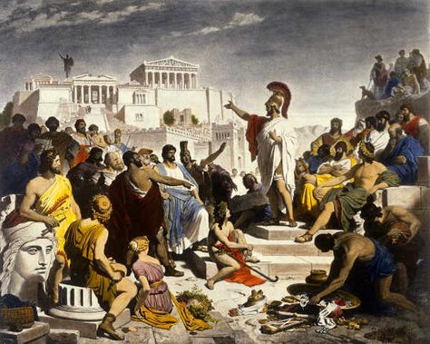 Ancient Greek Government: Foundations of Democracy Ancient Athens, Art Of Manliness, Greek Culture, Ancient Origins, The Orator, Mesopotamia, Ancient Civilizations, Ancient Greece, Commonwealth