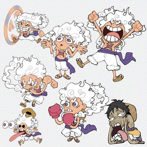 Mr. TÉNguki ಠ⁠益⁠ಠ | I started practicing a little doodle style to make stickers faster but at the same time cool and these came out! I added them to the… | Instagram Luffy Anime, Doodle Stickers, Make Stickers, One Piece Tattoos, One Piece Cartoon, Mr T, Luffy Gear 5, One Piece Wallpaper Iphone, Gear 5