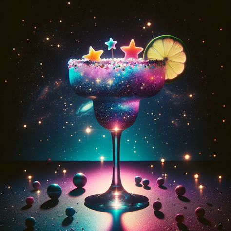 Galaxy Theme Party Drinks, Space Food, Raspberry Liqueur, Slice Of Lime, Space Cowgirl, Galaxy Theme, Silver Tequila, Space Cowboy, Space Cowboys