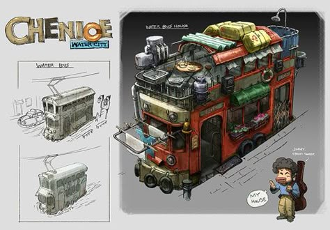 Bus Concept Art, Shtf Vehicle, Interior Concept Art, Girl Face Drawing, Duplex Floor Plans, Cyborgs Art, Survival Life Hacks, Sketches Tutorial, Graphic Design Fonts