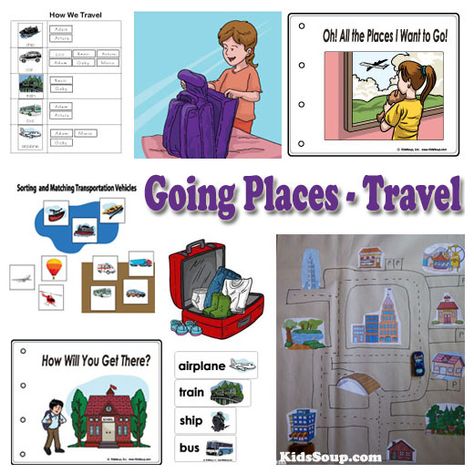 Going Places and Travel Activities and Games | KidsSoup Going Places Theme Preschool, Places We Go Theme Preschool, Travel Theme Preschool, Preschool Travel, Places I Want To Go, Kindergarten Themes, Creative Curriculum, Theme Activity, Holiday Theme