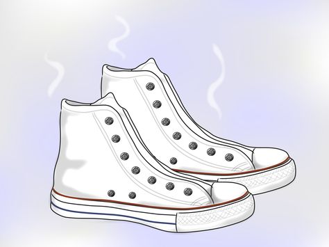 White Converse shoes look great when they're brand new, but as you wear them, the white canvas can quickly turn an unappealing shade of brown as dirt gathers along the sides and top. Cleaning your white Converse is fairly easy, though, and... Cleaning White Converse, Clean White Converse, How To Clean White Converse, Converse Haute, White Converse Shoes, Deep Cleaning Tips, White Converse, Household Hacks, Chuck Taylor Sneakers