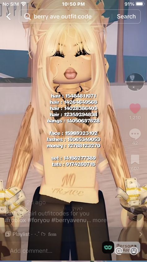 Bloxburg Fit Codes, Berry Ave Outfits, Lashes Code, Bloxburg Outfits, Fancy Dress Code, Roblox Image Ids, Baddie Fits, Baddie Outfits Ideas, Coding Clothes