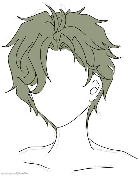 Character Design Male Hair, Messy Hairstyles Men Drawing, Male Hairstyles Drawing Messy, Short Male Hair Drawing, Drawing Hair Ideas Male, Male Hairstyles Drawing Long, Messy Hair Drawing Reference Male, Hair Base Male, Drawing Men’s Hair