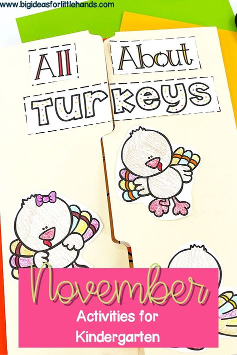 Keep your Kindergarten & 1st Grade students engaged all November long with these fun activities. This post is filled with creative ways to sneak in some fall hands-on games into your daily curriculum. Whether you are looking for Science or Social Studies activities, or math or phonics worksheets, there are tons of engaging November and Turkey activities to use with your students. Create Thanksgiving lapbooks, play fall games, make autumn projects, and work on November printables. Thanksgiving Social Studies Activities Preschool, Thanksgiving Social Studies Kindergarten, Kindergarten Thankful Activities, November Science Kindergarten, Thanksgiving Lessons For First Grade, November Homeschool Activities, Second Grade Thanksgiving Activities, November Activities For Kindergarten, November Kindergarten Activities